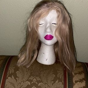 Blonde human hair wig bob
